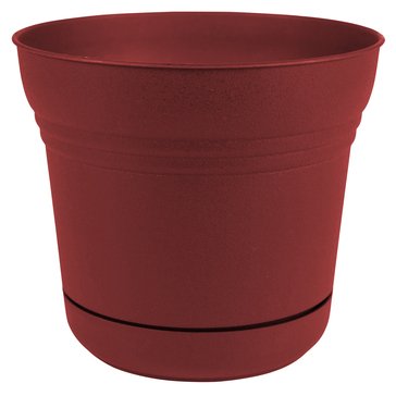 Bloem Saturn Planter Burnt Red 12in