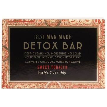 18.21 Man Made Detox Bar Soap  Sweet Tobacco 7oz