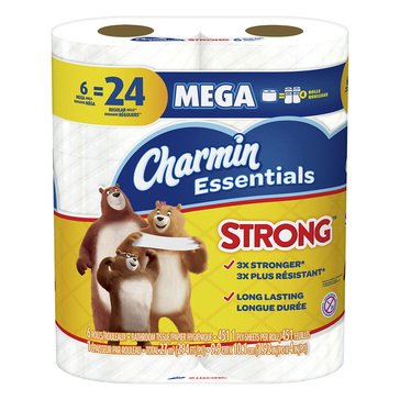 Charmin Essentials Strong Mega Roll Toilet Paper