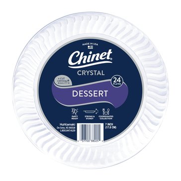 Chinet Crystal Plastic Clear 7