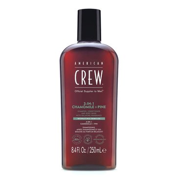 American Crew Chamomile and Pine 3 in 1 Shampoo, Conditioner and Body Wash