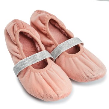 Yarn & Sea Women's Ballet Slipper with Lurex Strap